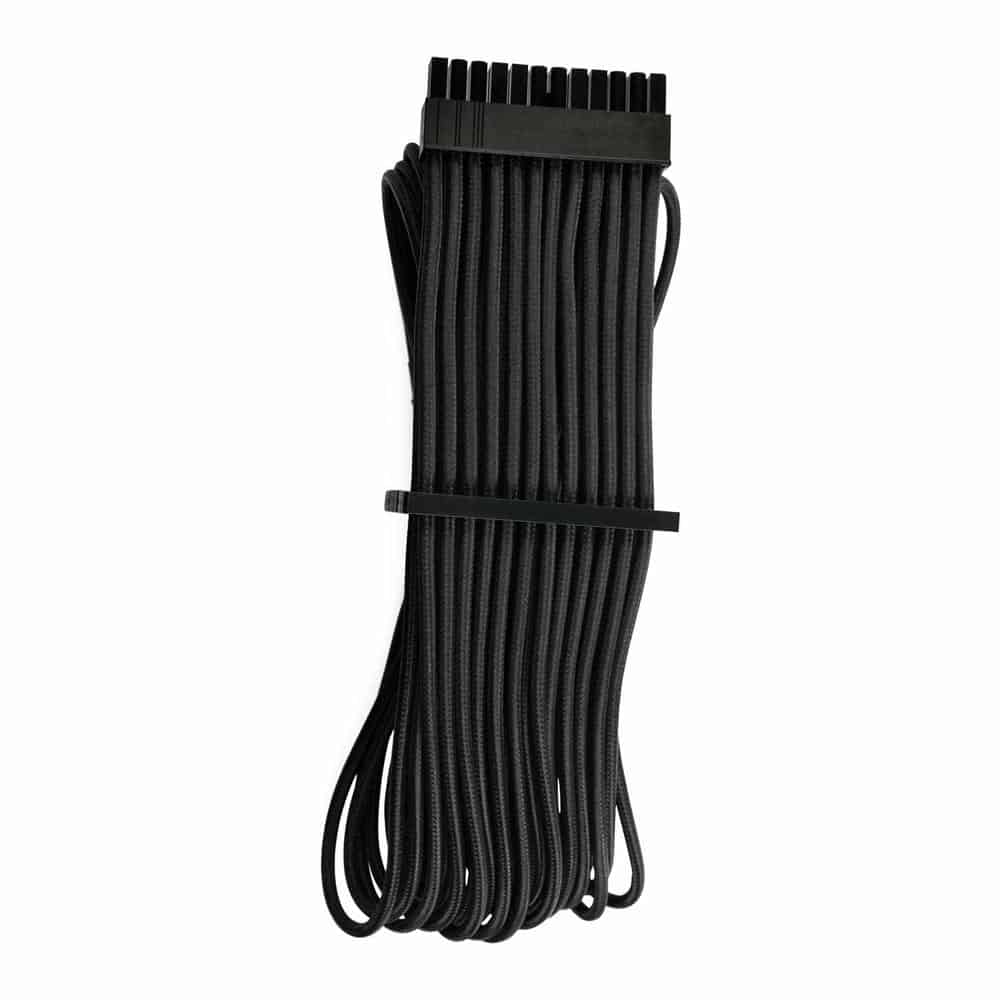 (image for) Corsair Type 4 Gen 4 PSU Black Sleeved 24pin ATX Power Cable